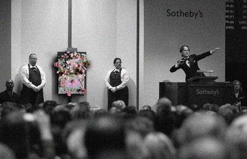 contemporary art auction record