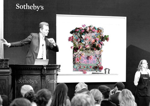 contemporary art auction record