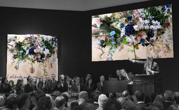 contemporary art auction record